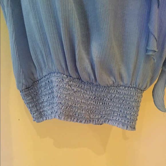 **SOLD**Bebe One Shoulder Blouse - Picture 3 of 9